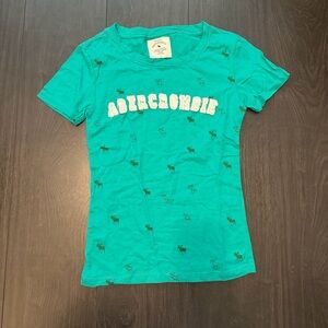 Abercrombie & Fitch - Teal Graphic Tee